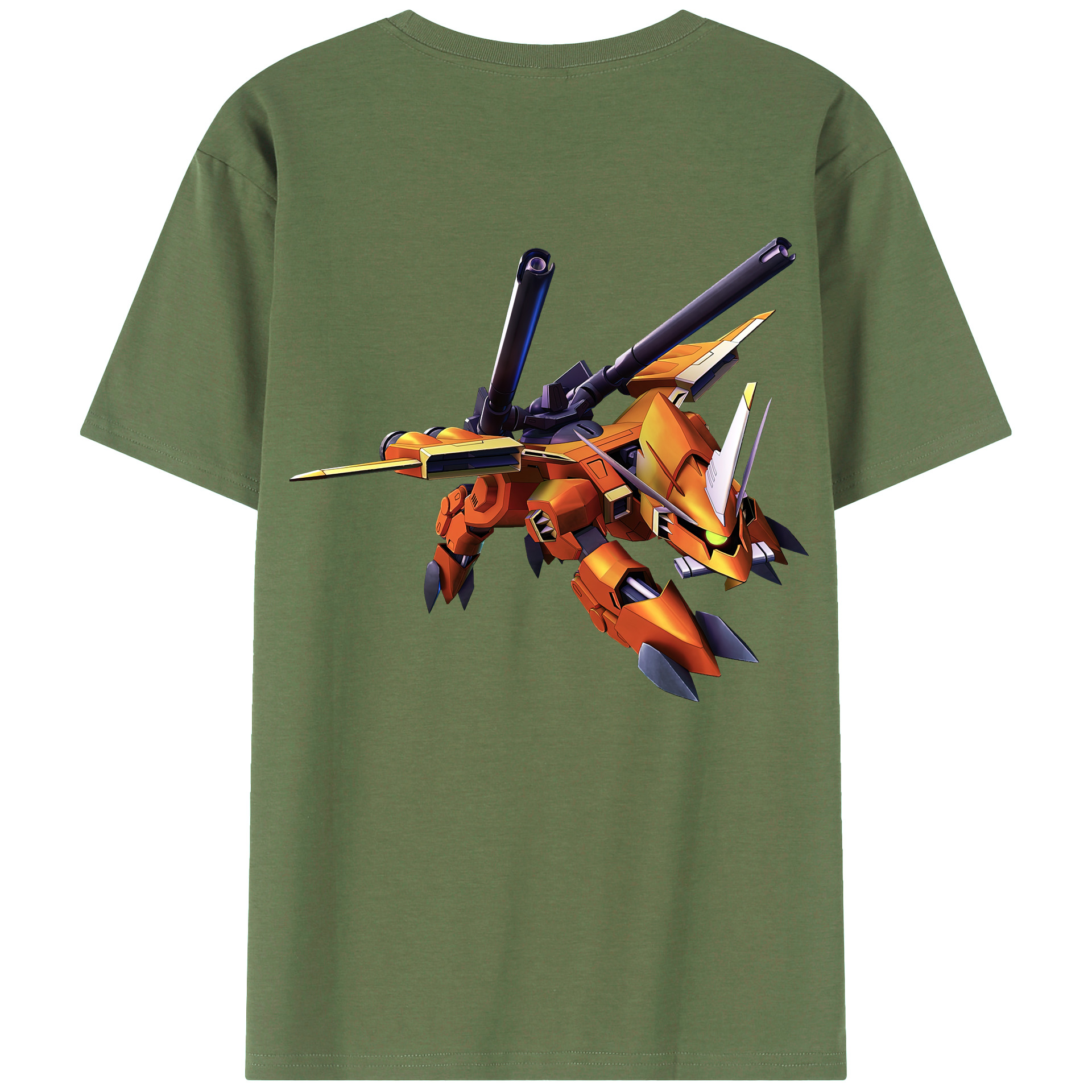 （画像用） 機動戦士ガンダム Mobile Suit Gundam 綿100％ メンズ半袖Tシャツ（バックプリント） 通気性